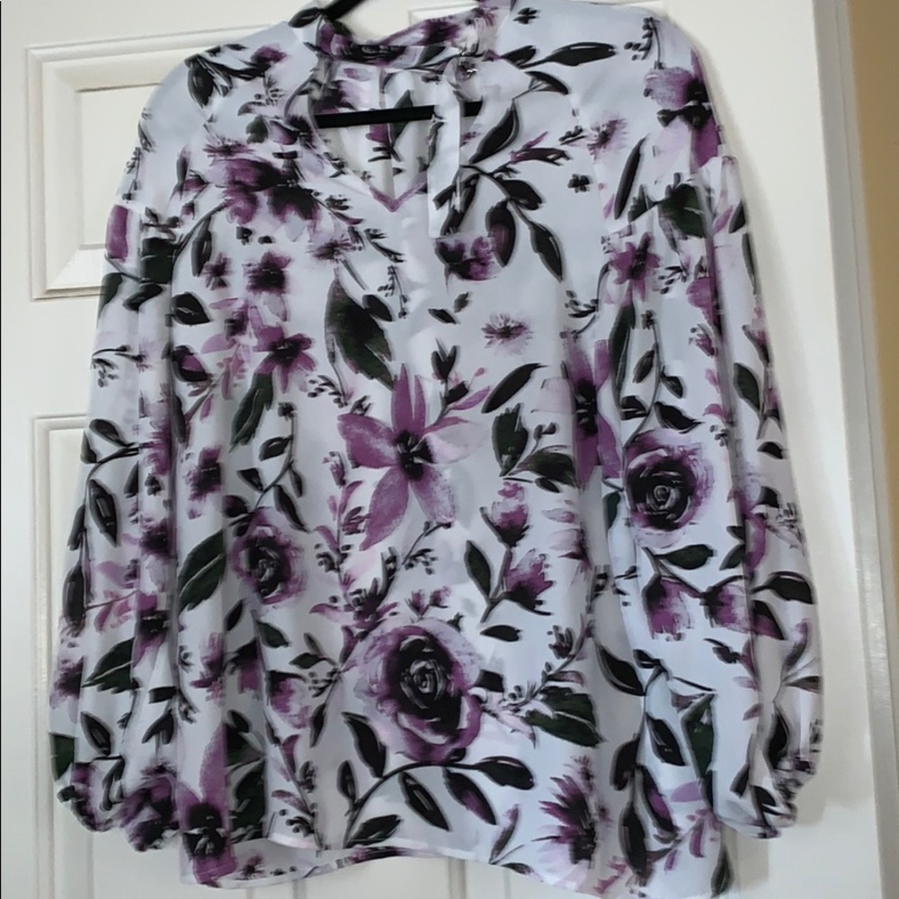 Eva Mendez Multi Color Blouse